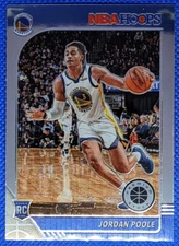 2019-20 Panini NBA Hoops Premium Stock JORDAN POOLE RC #223 Golden St Warriors