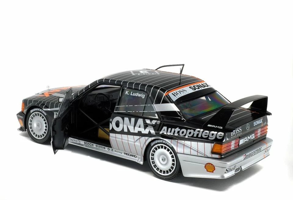 MERCEDES 190E 2.5 16V EVO2 #3 DTM 1992 LUDWIG TEAM SONAX SOLIDO S1801002 1/18 - Photo 4/4
