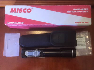  HOT MISCO Illuminated Automatic Temp Compensation Hand-Held Refractometer 