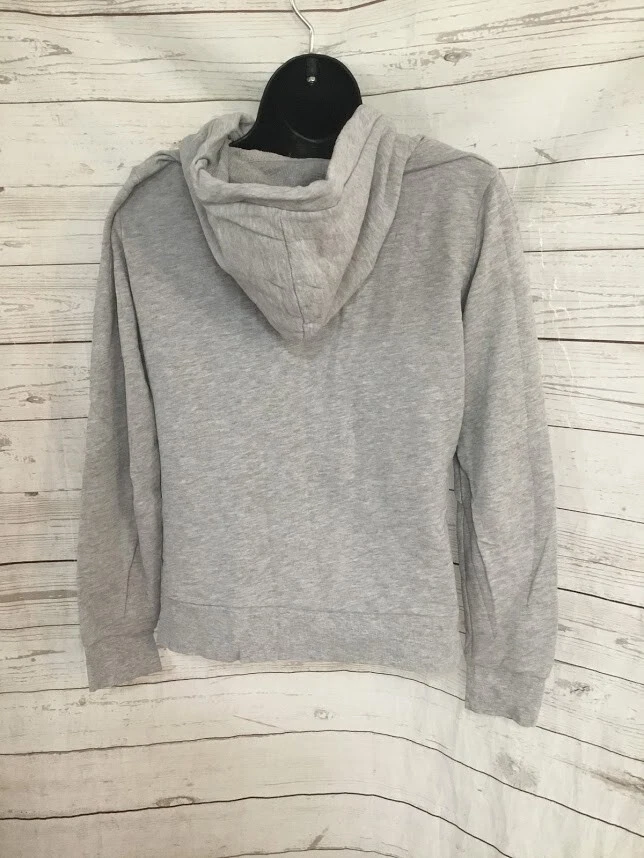 Only by Favourite Wardrobe Full Zip Hoodie Gray Cotton Blend Size S Small - Image 3 of 4