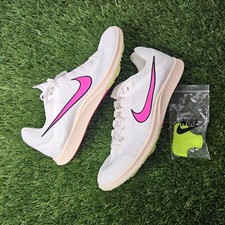 NEW Nike Track Shoes Rival Distance Sail Pink Running DC8725-101 Men  s Sz 9