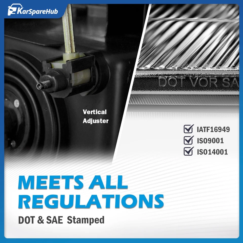 Pair Headlights For 2004-2012 GMC Canyon Chevy Colorado with Bulbs Left+Right Foto 3 de 4