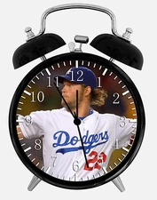 Clayton Kershaw Alarm Desk Clock 3.75" Home or Office Decor E472 Nice For Gift