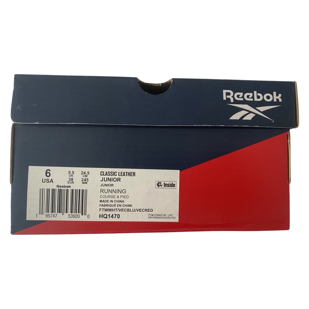 REEBOK Classic Leather Running Shoes (Junior/Men) | eBay