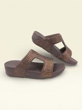 Fitflop – Mules Giltzie slide sandals – Synthetique – Bronze 40