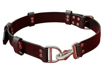 Firefighter Leather Truck Belt Large Size Adjusts from 39-58 inches