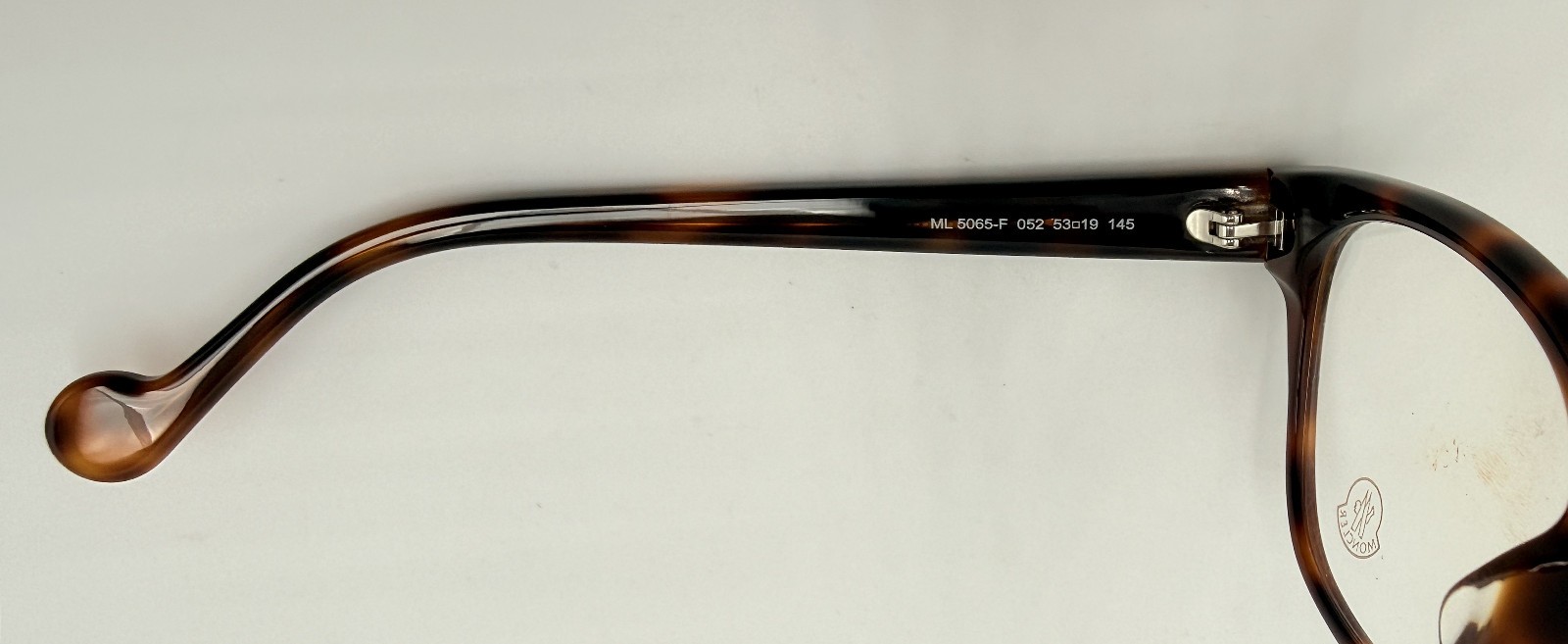 Authentic MONCLER ML5065-F 052 Dark Havana Square Demo Lens Eyeglasses - 53 mm thumbnail 6