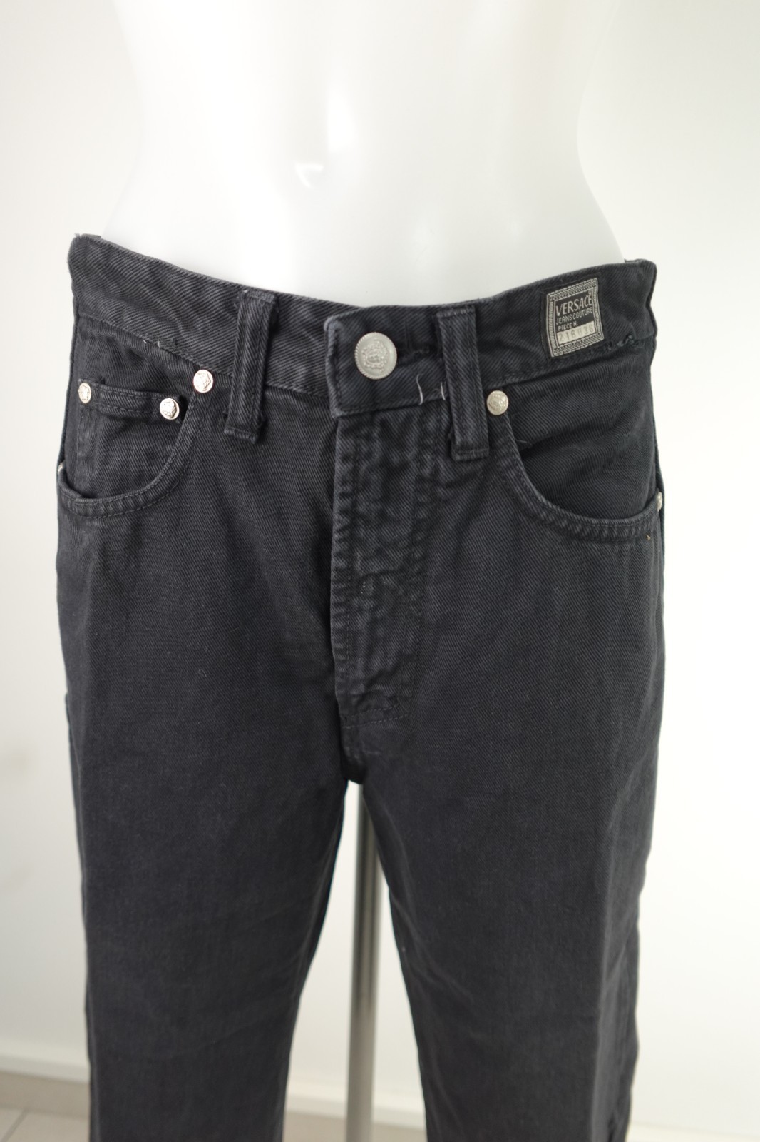 Versace Jeans Couture Trousers Women's Jeans Size 42/28 Denim Woman Medusa thumbnail 2