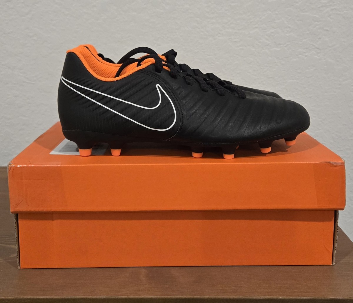 NIKE TIEMPO LEGEND 7 CLUB TF Black AH7261-080 Soccer Shoes Men's