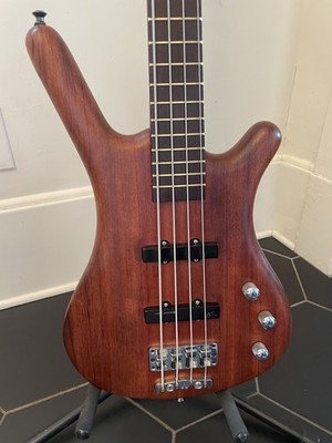 Warwick Corvette Standard 4 String Bass, Made In Germany, Bubinga W/ Hard Case
