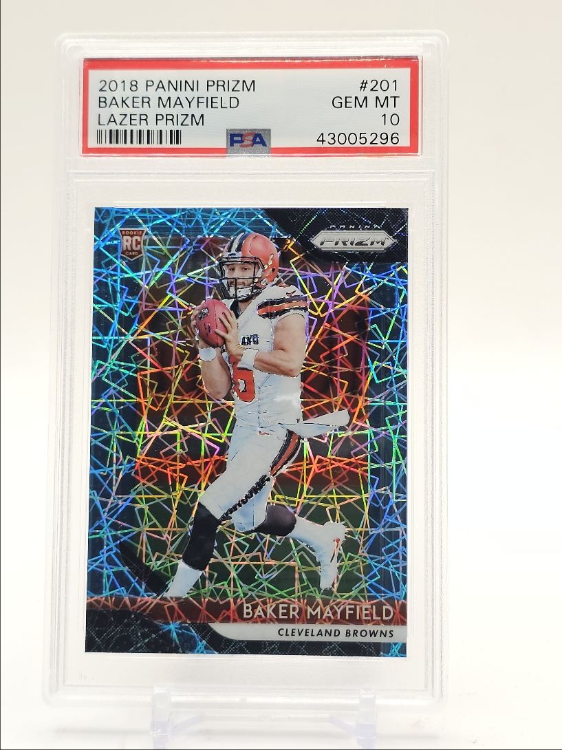 Baker Mayfield Panini Prizm #201 Lazer Prizm