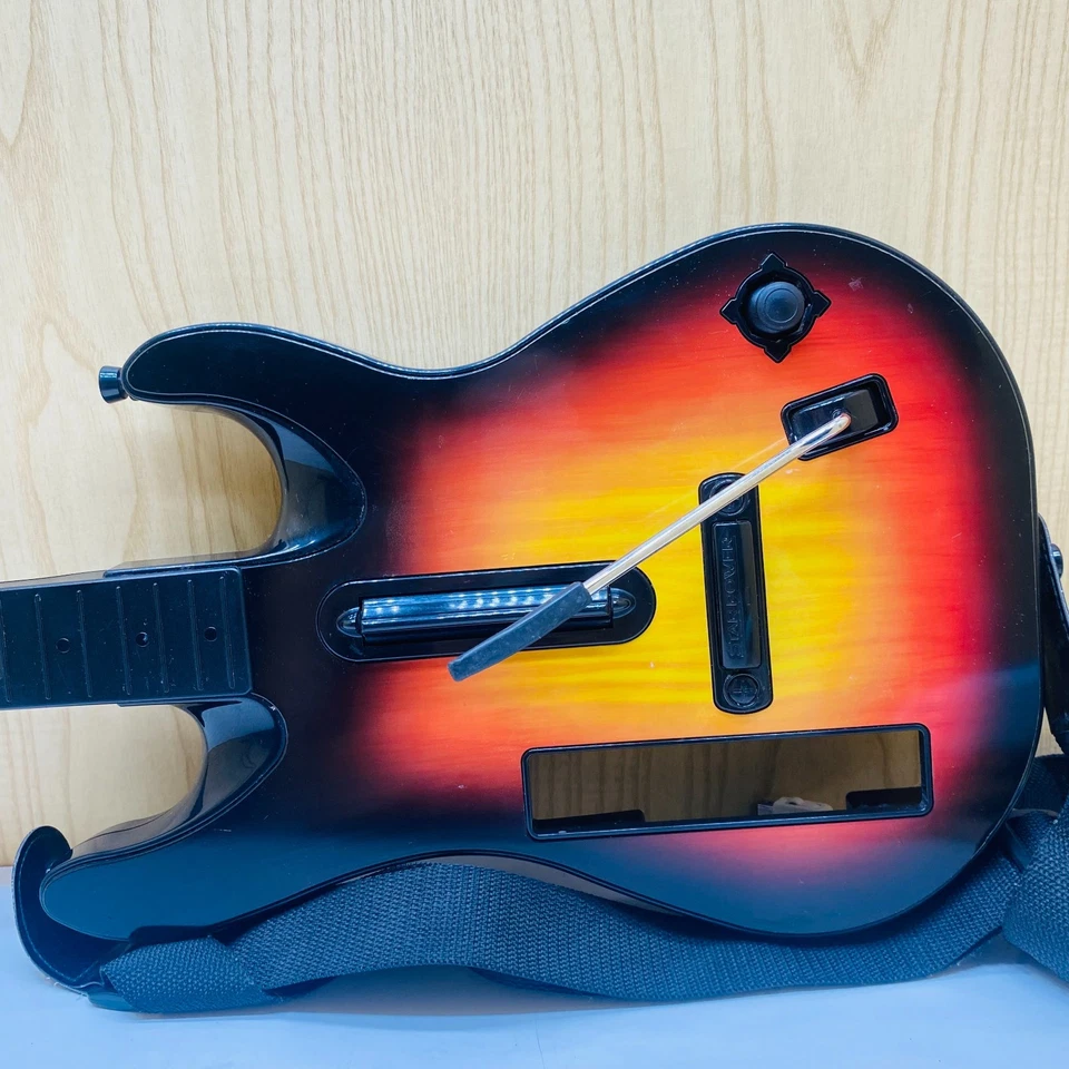 CHITARRA GUITAR HERO NINTENDO Wii controller TESTATA FUNZIONANTE - Immagine 2 di 4
