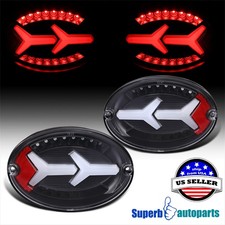 For 1997-2004 Chevy Corvette C5 Black Tail Lights Brake Light Led Tube 4pc Lr For 1997-2004 Chevy Corvette C5 Black Tail Lights Brake Light Led Tube 4pc Lr