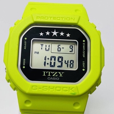Casio G-Shock GMD-S5610IT ITZY Collaboration Gelb Digitaluhr Gebraucht Japan
