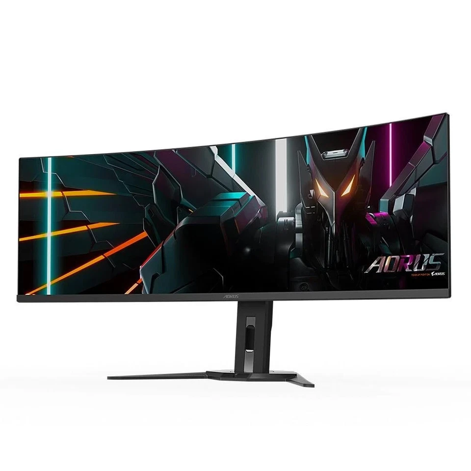 Aorus CO49DQ 49" Widescreen Oled Black Multimedia Curved Monitor 5120X1440/0.03M - Image 2 of 4