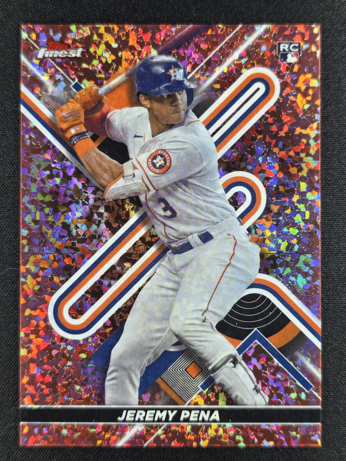 Jeremy Pena 2022 Topps Finest Rose Gold Mini Diamond Refractor 1/50 RC #9 ASTROS