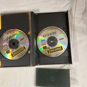 Fahrenheit Sega CD 32X 1995 Complete + Manual & Both Discs + Foam Insert