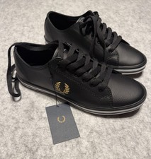 Fred Perry Women's Leather Casual Trainers Size 3 UK 36 EU