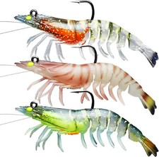 Duramax Soft Fishing Lures W/ BKK Hooks Balanced Action Tear-Resistant TPE