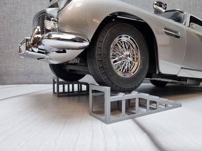 Rampen für Maßstab 1:8 Modellgarage Diorama 3D gedruckt Deagostini Eaglemoss Fanhome