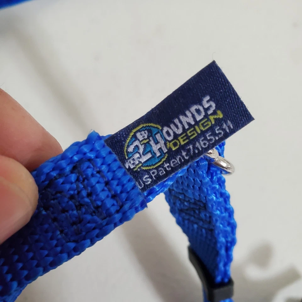 Arnés ajustable 2 Hounds Designs perro azul libertad sin tirar talla. S Foto 4 de 4