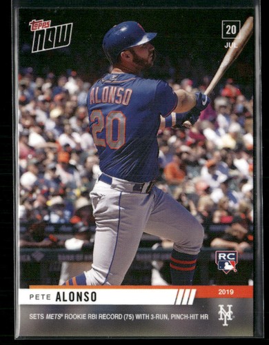 2019 Topps Now 541 Pete Alonso