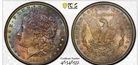 1885 PCGS MS65 Toned Morgan Silver Dollar $1 Beautiful Toning