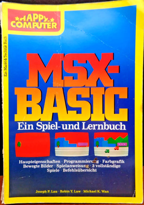 MSX - MSX-BASIC A GAME AND LEARNING BOOK (MARKET & ENGINEERING) #4EN
