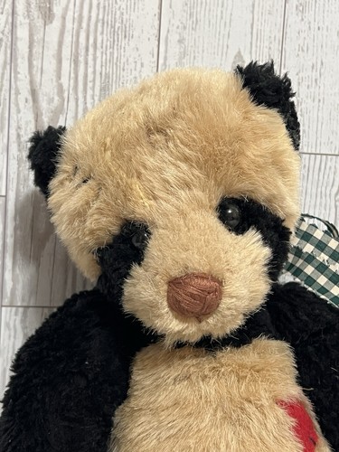 VINTAGE GANZ COTTAGE COLLECTION PATCHES PANDA BEAR RETIRED CC167 LORRAINE CHIEN - Picture 3 of 12