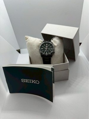 Seiko SEIKO5 7S26-02T0 Automatic Watch Black Dial Exhibition Back From Japan