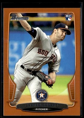 2013 Bowman Draft Picks & Prospects Orange Jarred Cosart RC 086/250 Houston
