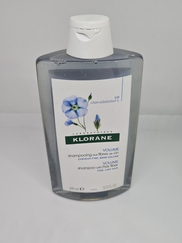 Klorane Volume Shampoo w/Flax Fiber for Fine, Limp Hair 13.5 Fl oz / 400ml - Picture 1 of 2