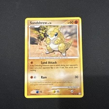 Sandshrew 96/123 Common Mysterious Treasures Pokemon NM Read Description