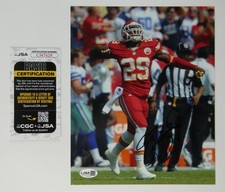 Eric Berry Signed 8x10 Photo Kansas City Chiefs Autographed JSA COA