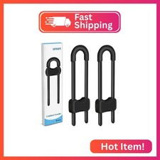 Baby Proofing Cabinets,Cabinet Locks for Babies,2 Pack U-Shaped Child Locks for