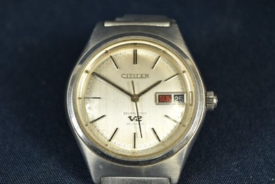 Citizen Seven Star V2 Parawater Automatic 25 Jewels for Repair Vintage Japan