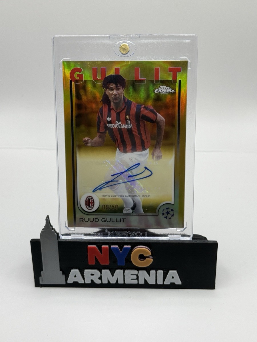 2024-25 Topps Chrome UCC Gold Autograph Ruud Gullit /50 | eBay