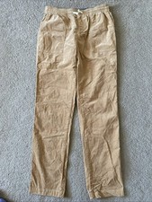 Boys Vineyard Vines Pants Size L Tan Corduroy Pull On Dressy Holiday