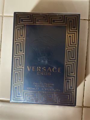Versace Eros for Men 100 mL 3.4 fl oz Eau de Parfum Spray Limonene Regular Size