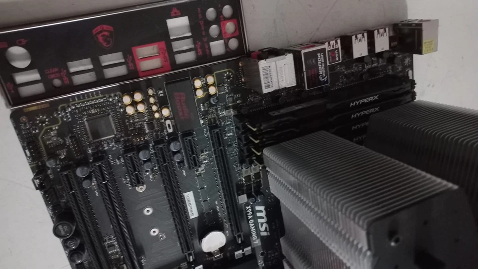 Kit Scheda Madre Msi x99A Gaming 7 con processore cpu Intel i7 6800k 64gb ddr4 - Immagine 4 di 4