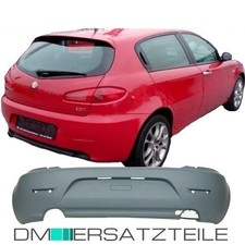 Alfa Romeo 147 Stoßstange hinten 05-10 grundiert für 2 Endrohre PREMIUM WARE