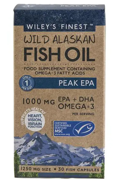 Wiley's Finest Uk Wiley's Finest Peak Epa 1000Mg Omega 3 Fish Oil 30 Capsules - Image 2