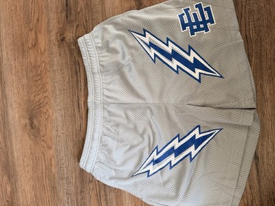 Eric Emanuel EE Gray Mesh Shorts Men s Streetwear Basketball Shorts