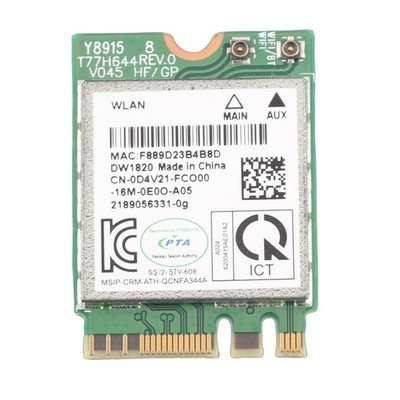 Wireless Card Dual Band 2.4G/5G 802.11A/B/G/N/AC DW1820 Network Computer Acc SET