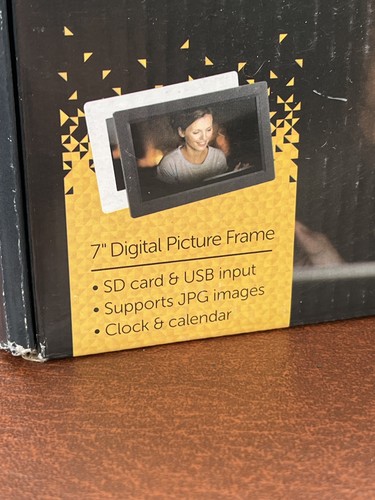 BUSH 7” Digitital Photo Frame PF-716B BLACK - Barely Used Condition Excellent - Picture 11 of 14