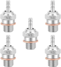 GLOBACT RC Glow Plugs 70117#3 N3 Hot Spark Nitro Engine Parts Replace 5 pcs 