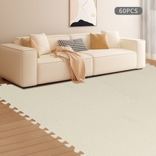 60PCS Puzzle Exercise Mat 0.4" EVA Foam Interlocking Floor Tiles for Home Gym
