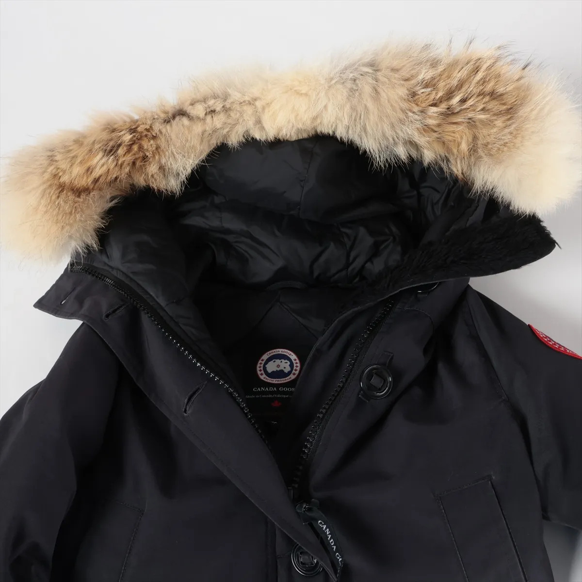Canada Goose BRONTE Cotton & Polyester Down coat S Ladies' Black  2603JL Griffin thumbnail 6