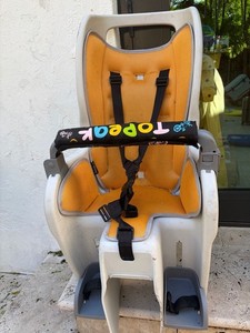 Topeak BabySeat II w/Rack, Child Bike Seat - Yellow & Gray