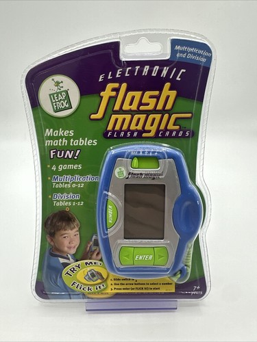 Leap Frog Electrónico Flash Cartas Mágicas Juego de Multiplicación y División NUEVO - Imagen 1 de 2